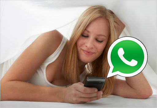 Namoro entre mulheres no WhatsApp